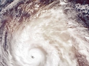 Super Typhoon Yutu, strongest storm on Earth in 2018. Satellite view. Elements of this image furnished by NASA.